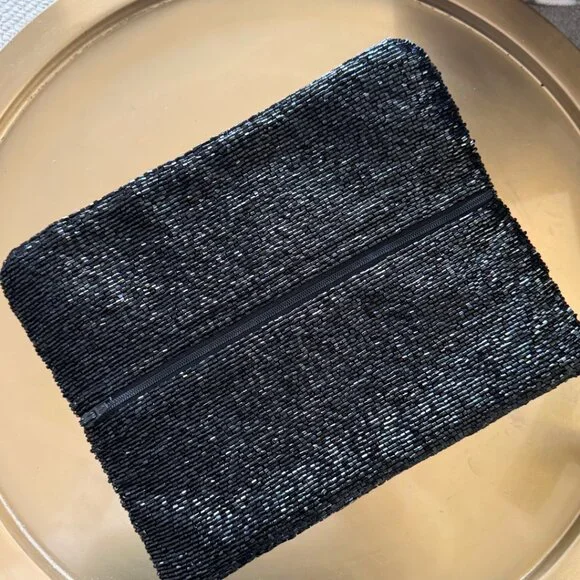 Tuckernuck Black Beaded Clutch - Picture 3 of 5